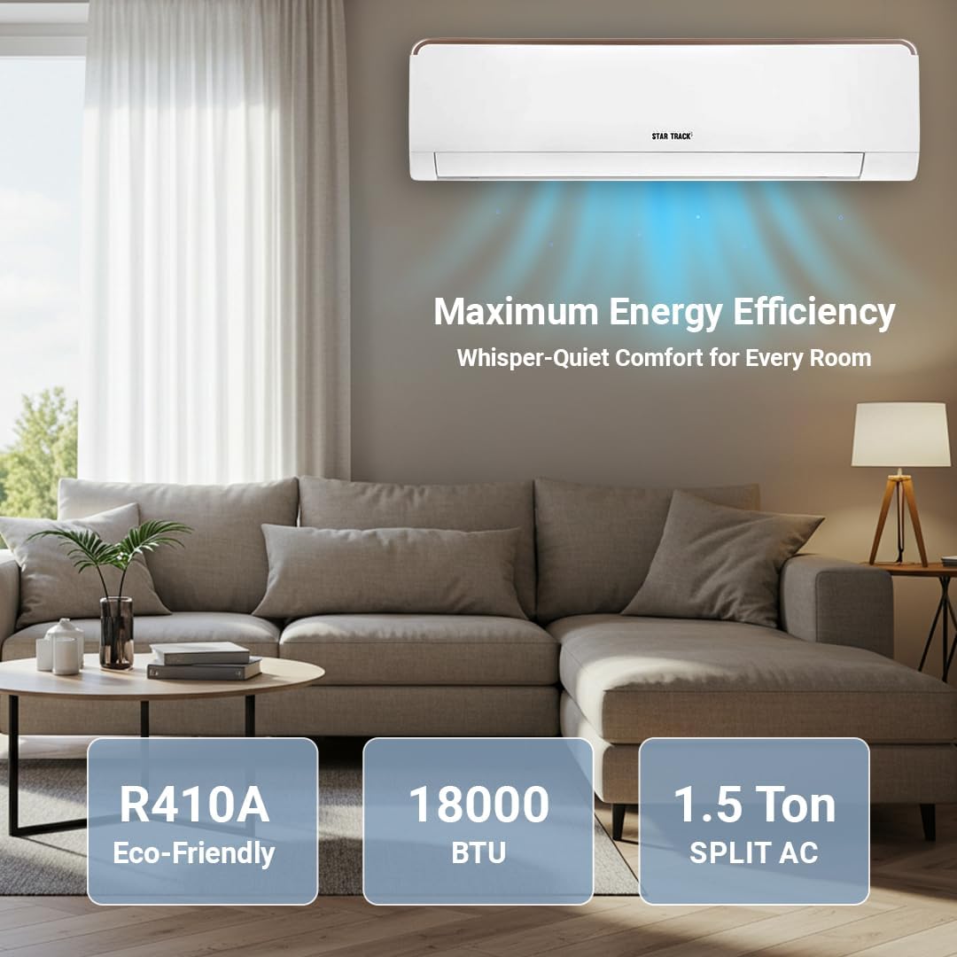 Climatiseur Split STAR TRACK 1CHV (9000BTU) – Image 6
