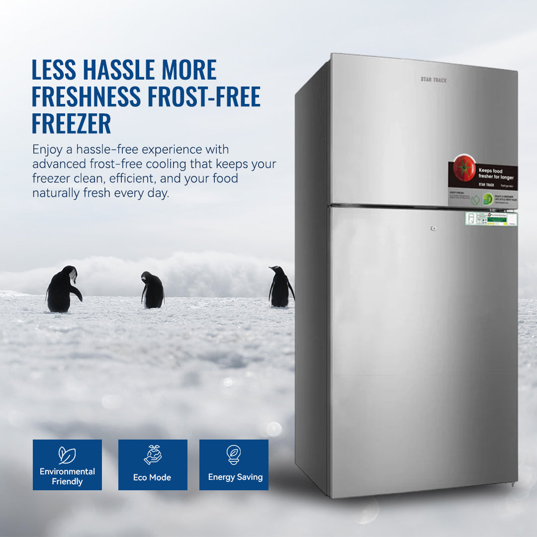 Réfrigérateur combiné 550L (congélateur en haut) - Froid No Frost - Fiabilité à vie - Technologie intelligente - Multi Airflow - Refroidissement rapide - 550 litres. – Image 6