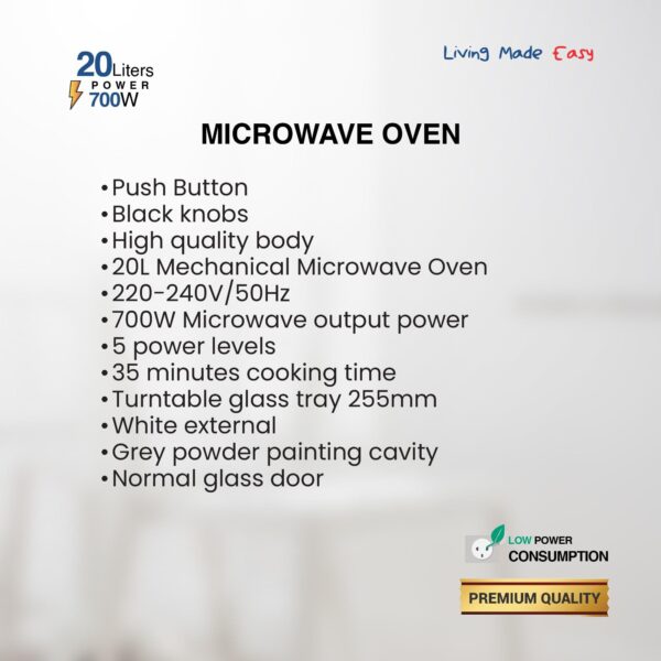 Micro-ondes Startrack ST-MW700-MW20 20 litres