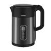 Bouilloire électrique 1,5L, 2200W avec chauffe rapide, sélecteur de température et sécurité anti-chauffe à sec. Couvercle en inox.