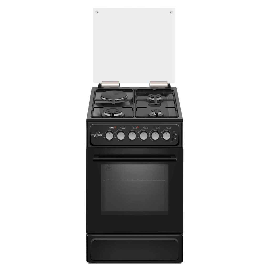 Cuisinière à four Startrack 3 feux plaque chauffante SG KL 5060 SB