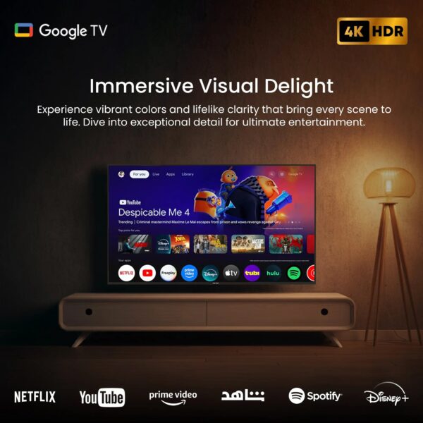 Télévision Startrack 65″ Google TV