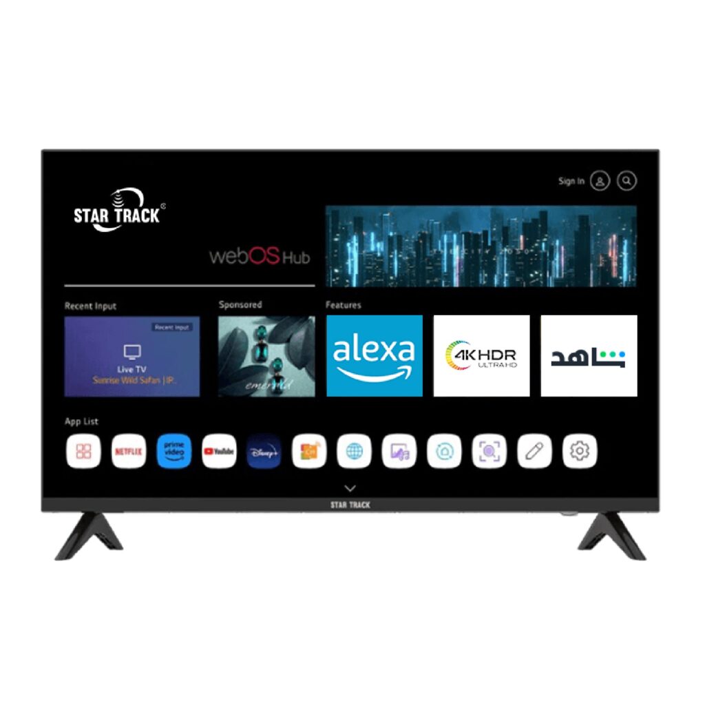 Télévision Startrack 75" WEB OS